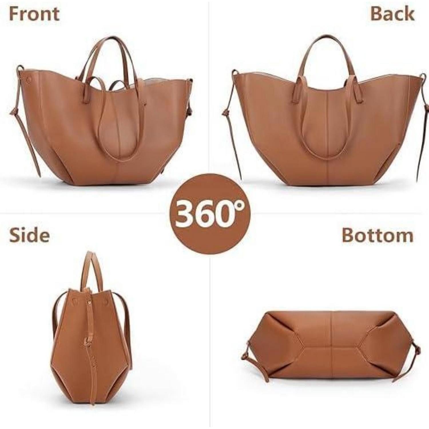 LuxusKollektion Shopper Tote Bag Handtasche Damen Umhängetasche Große Shopper PU Leder