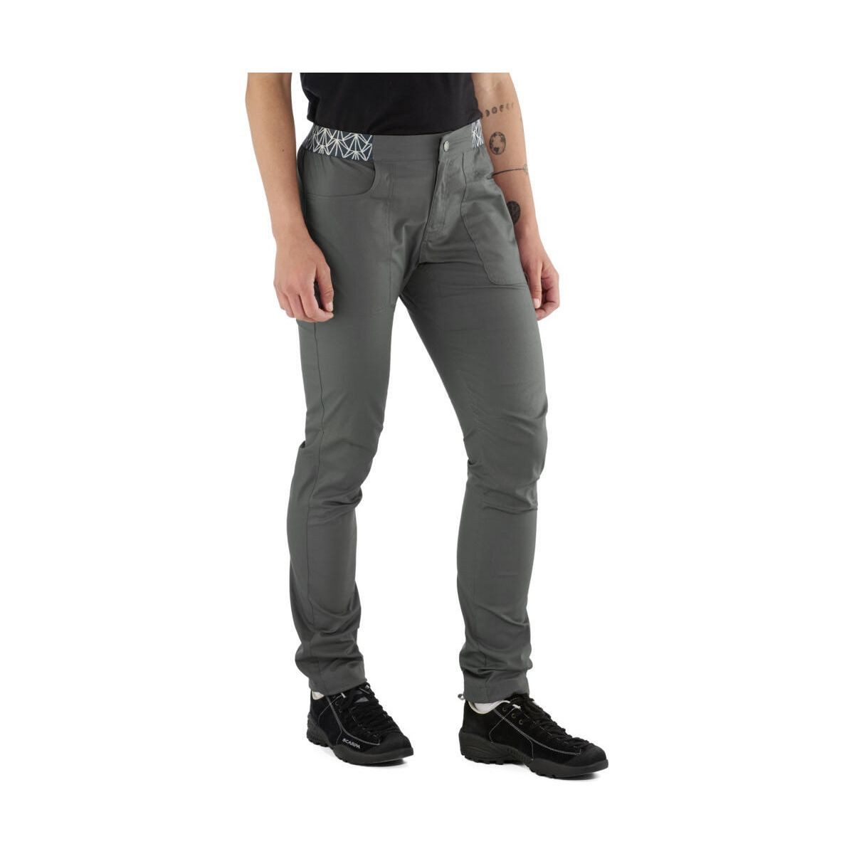 Edelrid Outdoorhose Wo Nona Pants Leichte Damenhose aus Biobaumwolle für Klettern und Freizeit mit