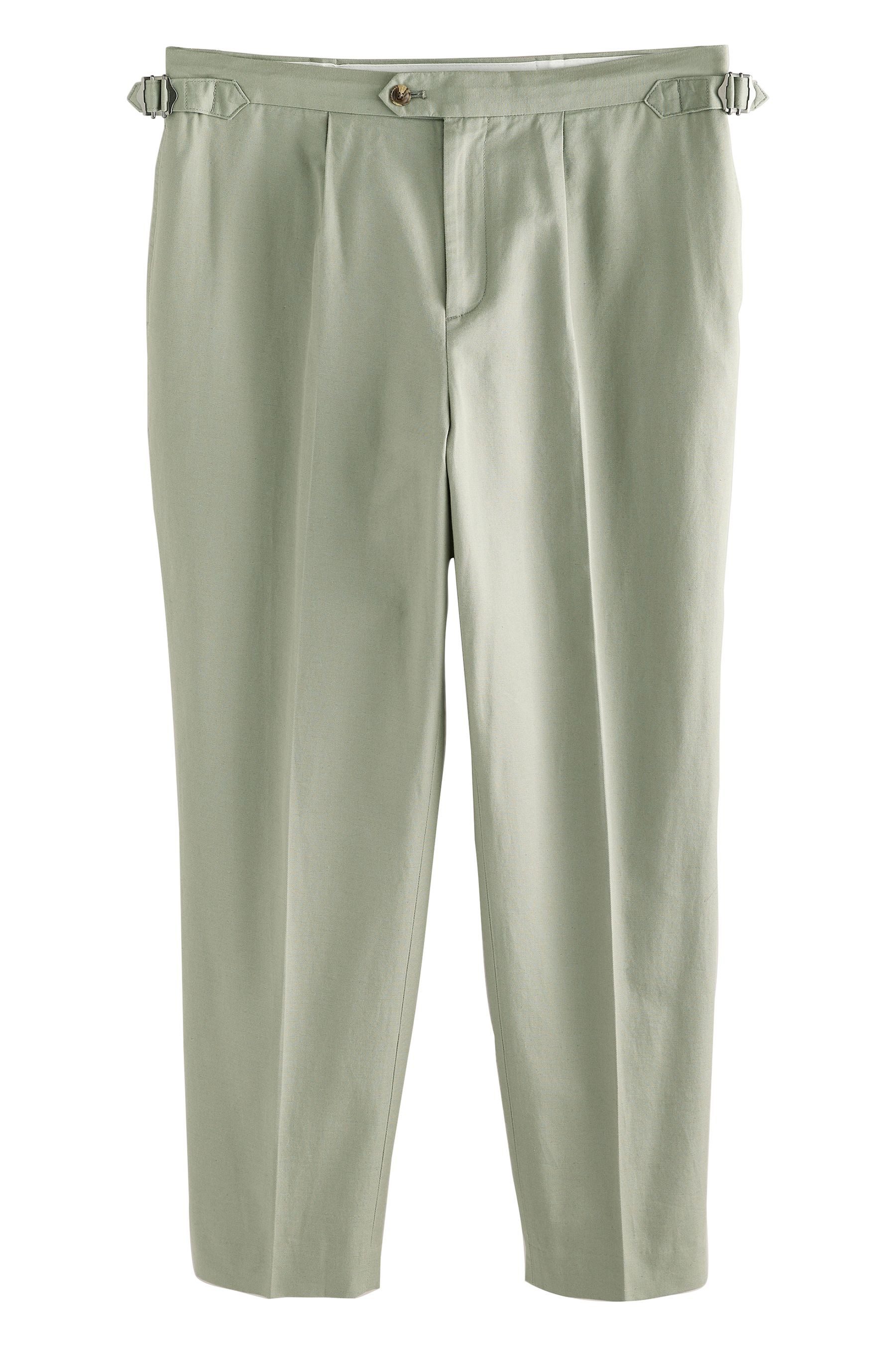 Next Leinenhose Regular Fit Hose mit Seitenversteller (1-tlg) günstig online kaufen