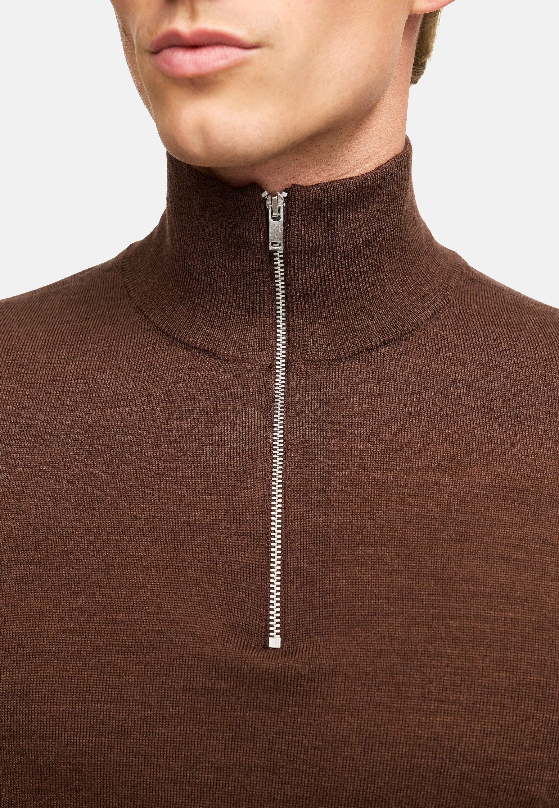 Kronstadt Strickpullover Herren KSJohannes Pullover Herrenpullover aus feiner Merinowolle
