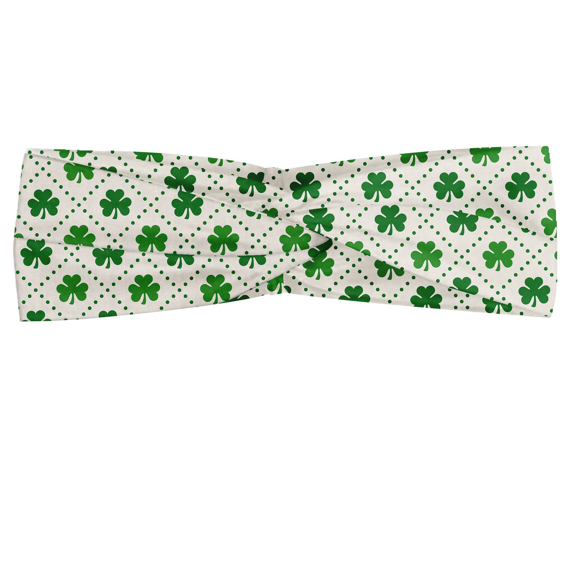 Abakuhaus Stirnband Elastisch und Shamrock accessories Leaf 4 alltags Angenehme irisch Dots