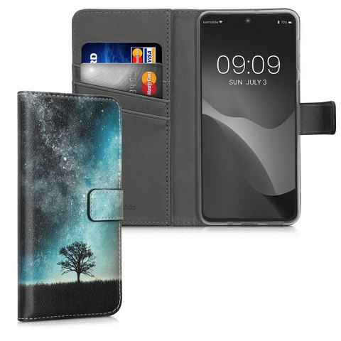 kwmobile Handyhülle Wallet Case für Samsung Galaxy M53 5G, Hülle mit Ständer Kartenfächer - Handyhülle