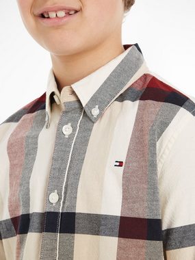 Tommy Hilfiger Langarmhemd GLOBAL STRIPE CHECK SHIRT L/S im modischem Karodessin