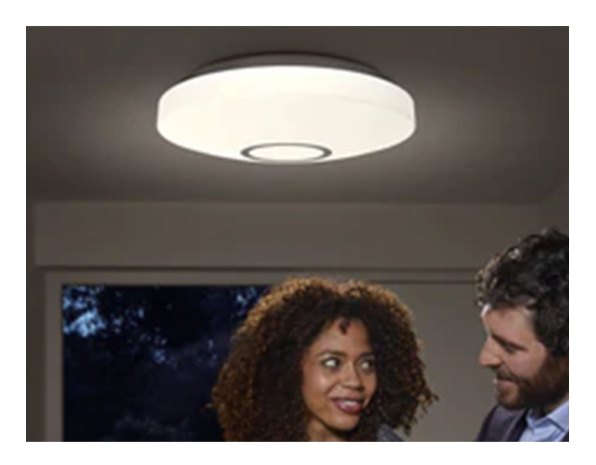 Ledvance Deckenleuchten SMART+ WiFi KITE LED Deckenleuchte RGBW Dimmbar 18W Mehrfarbig Weiß