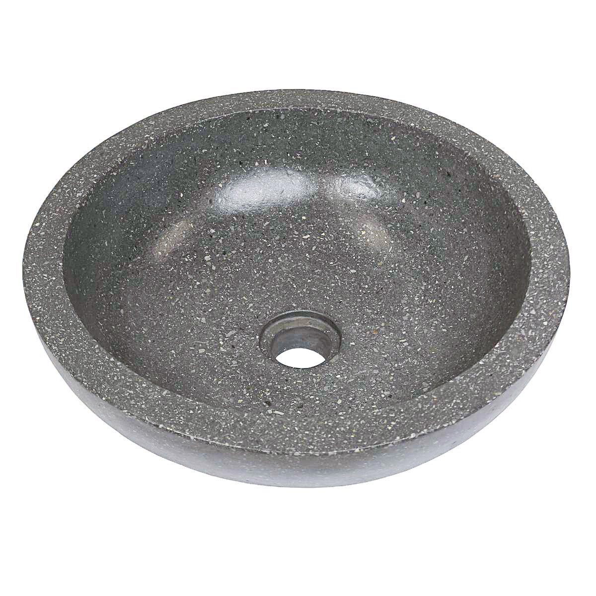 Oriental Galerie Waschbecken Waschbecken Terrazzo Grau 40 x 40 x 13 cm (1-St). € 79,90