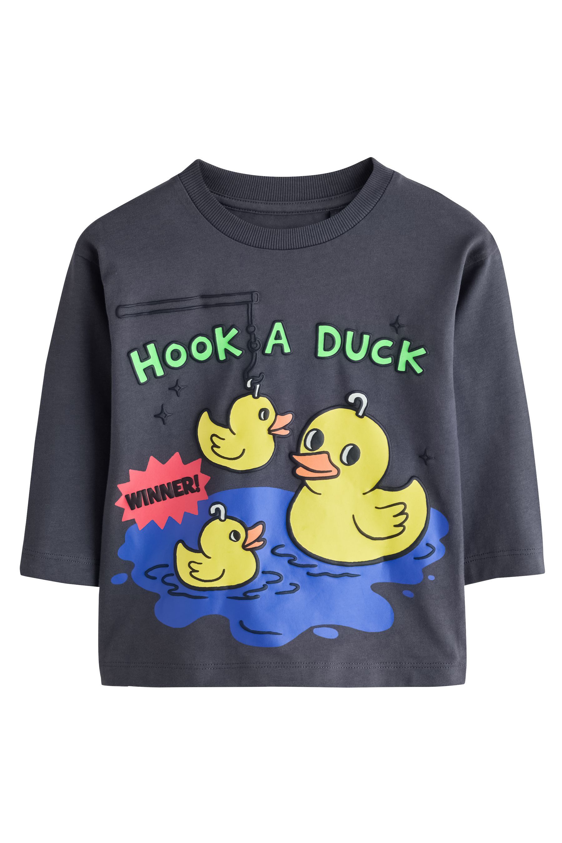 Next Langarmshirt Langärmeliges Shirt mit Rückengrafik (1-tlg)