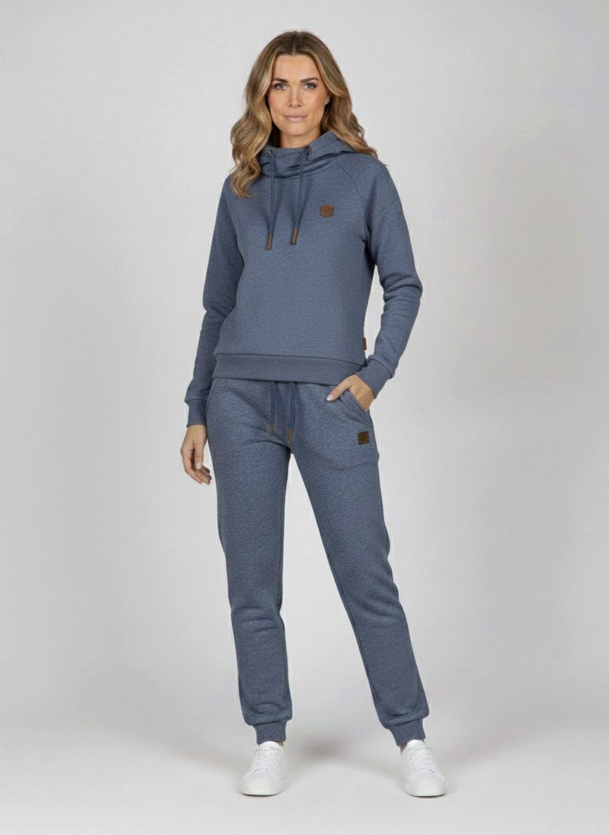 naketano Hoodie Kapuzenpullover Damen Baumwolle, weich, Kapuze, Kängurutasche (Spar-Set, Mandy Spezial) Hoodie, weiche Sweatware, Rippbündchen, Streetwear, Loungewear