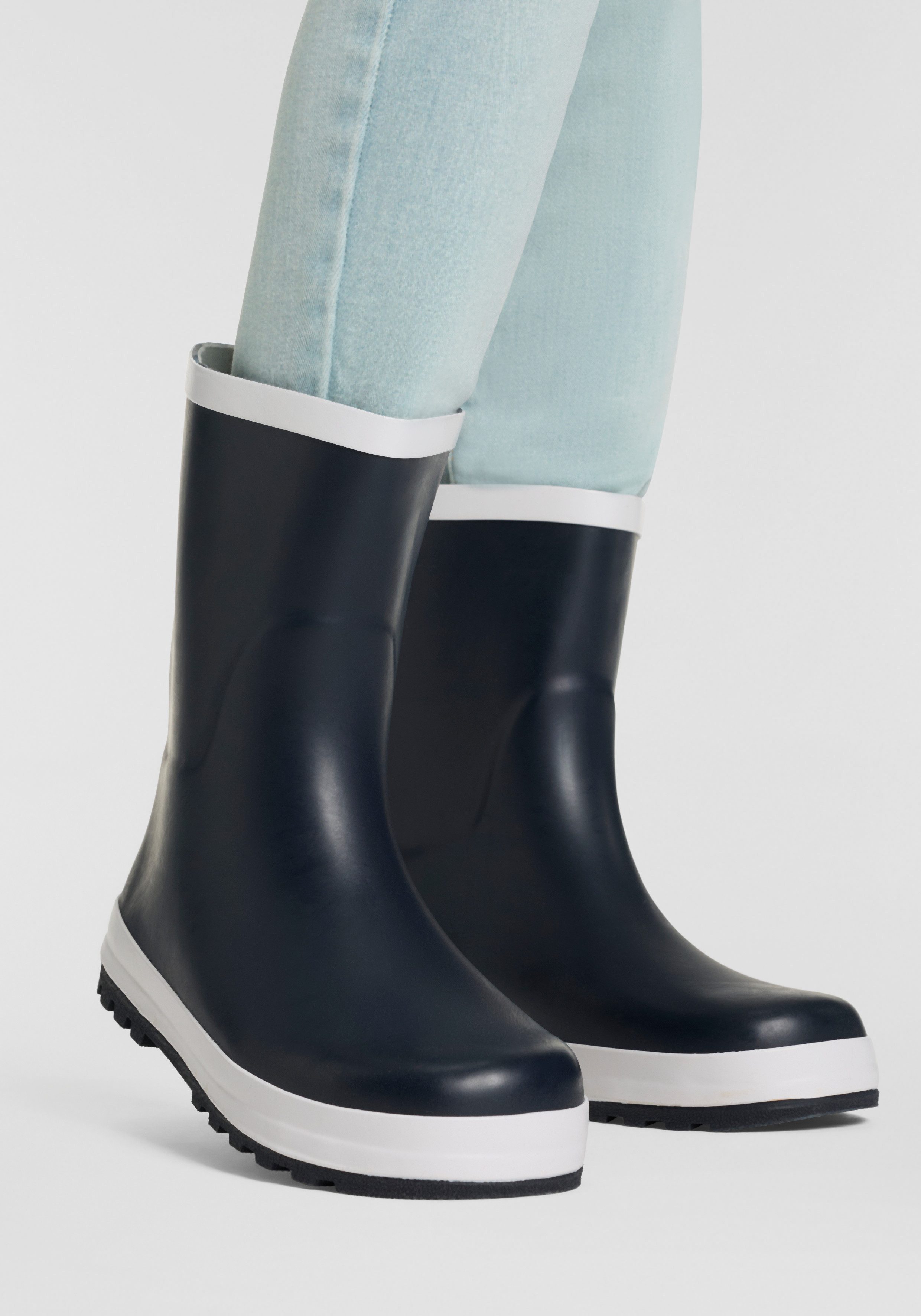 XQ Footwear KINDER STIEFEL Gummistiefel Wasserdichte Regenstiefel mit herausnehmbarer Sohle