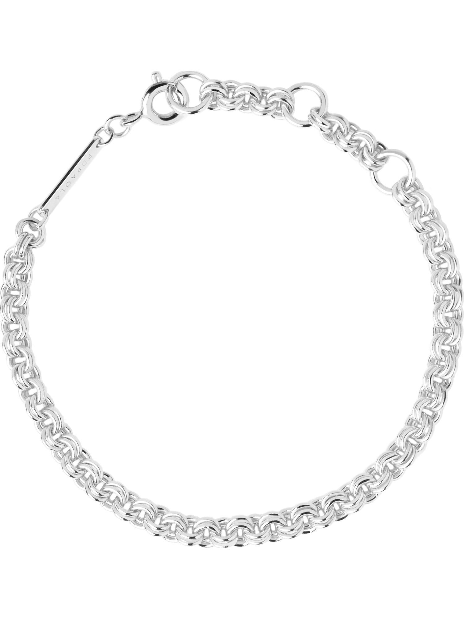 P Silber 925er Zirkonia, PdPaola Paola D Damen-Armband Trendig Silberarmband