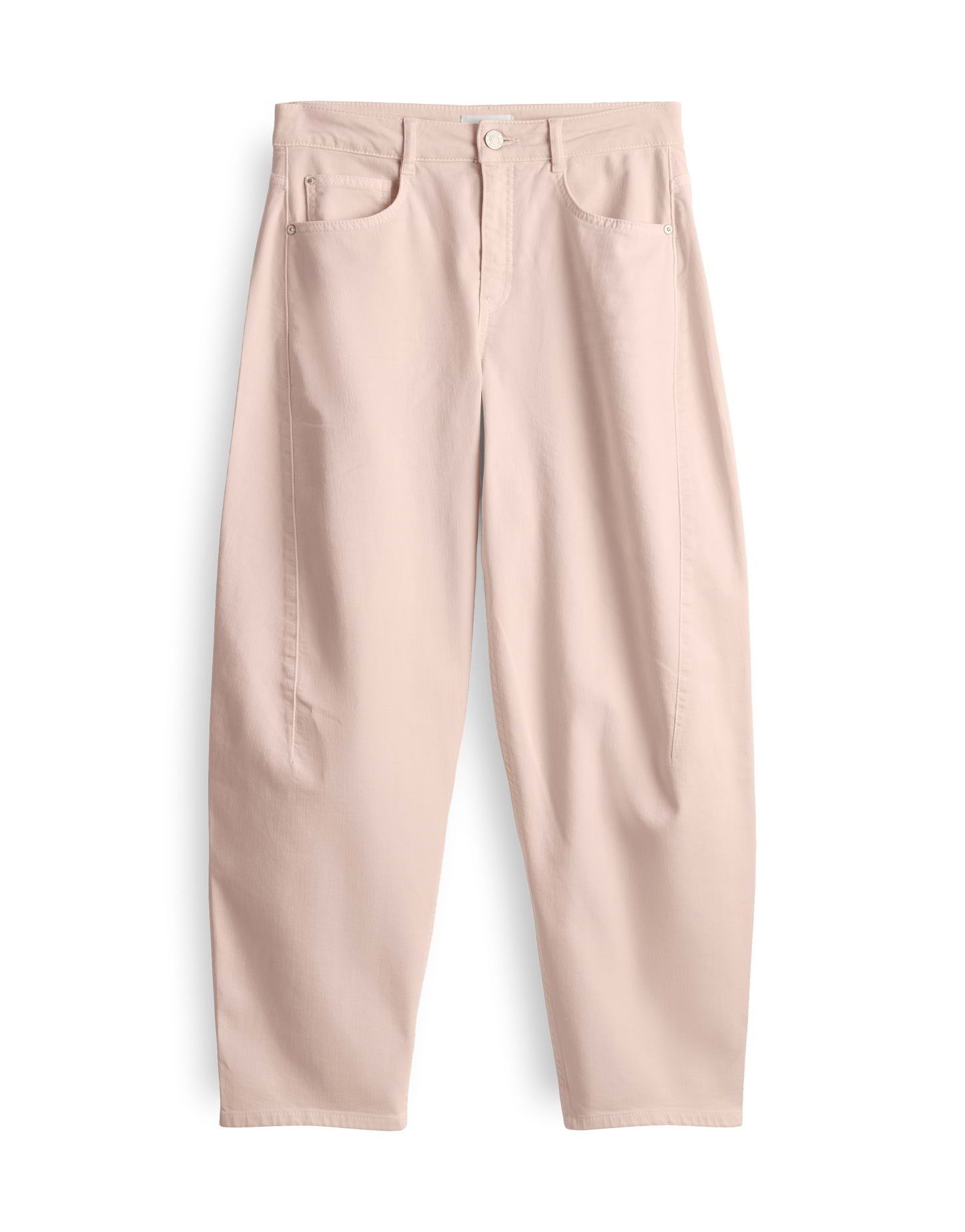 OPUS Relax-fit-Jeans Barrel Jeans aus Baumwollmix Mid Rise Weicher Griff, 5-Pocket-Design, verdeckter Zip-Fly – Bild 2 von 5