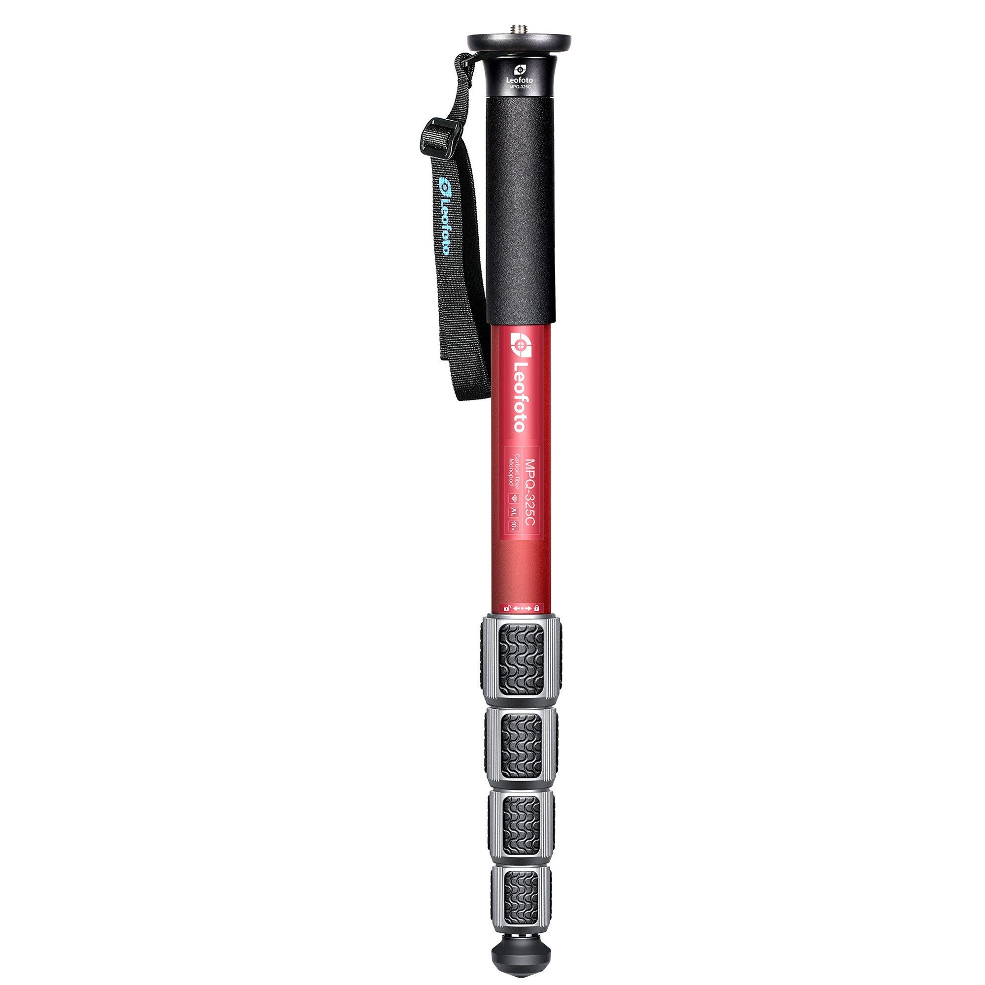 Leofoto Leofoto Carbon-Einbeinstativ MPQ-325C Red Kamerastativ