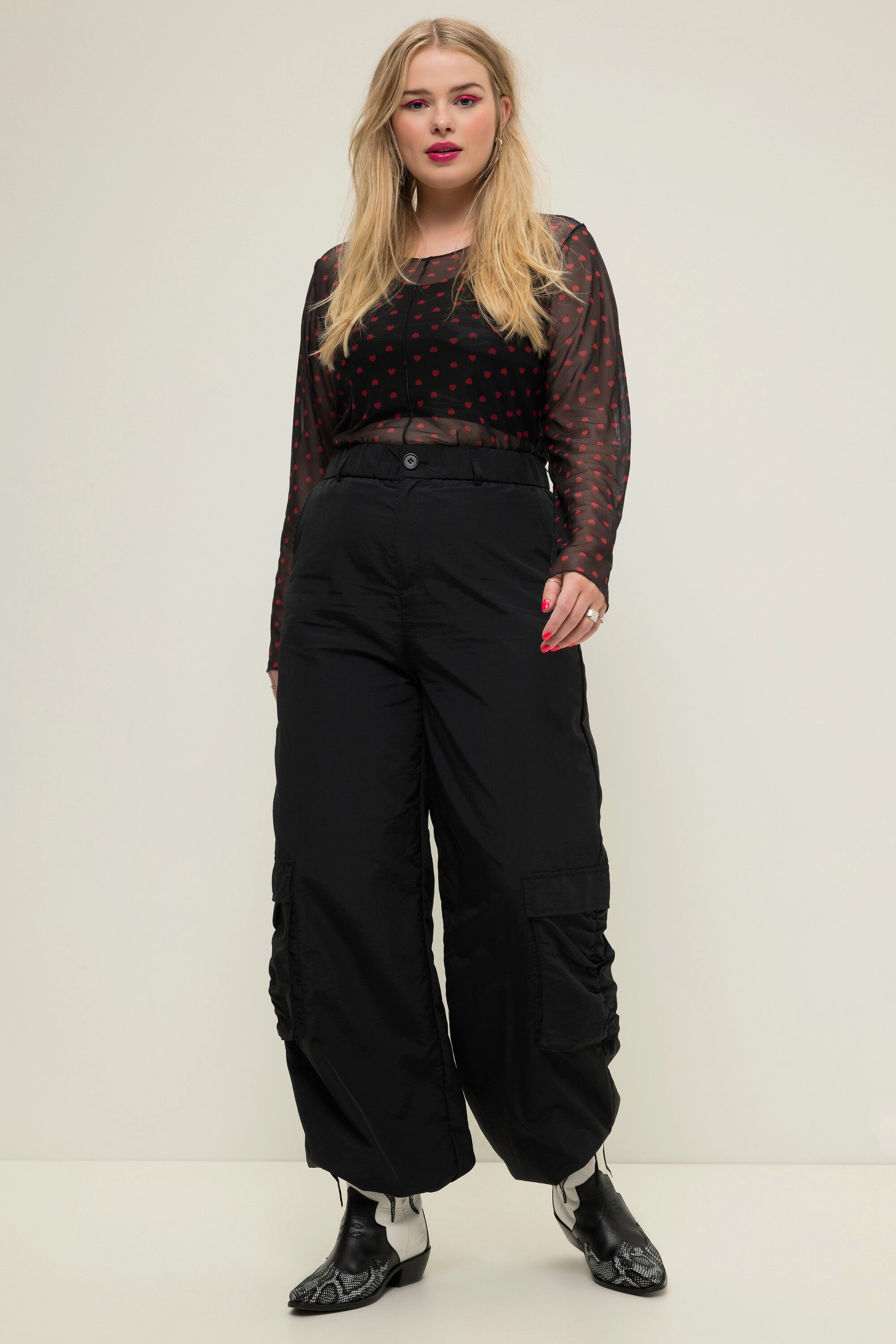 Studio Untold Funktionshose Cargohose weites Bein günstig online kaufen