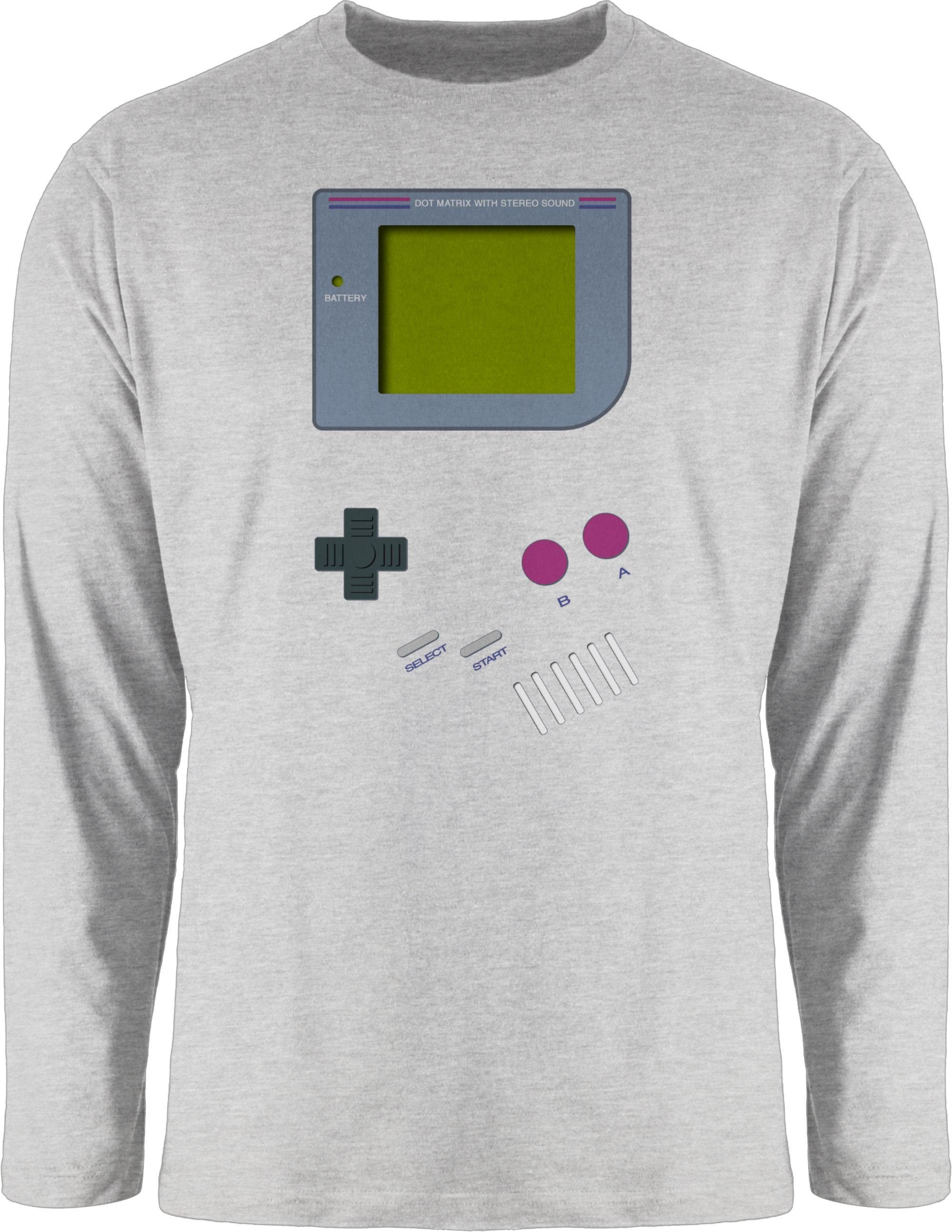 Rundhalsshirt Gameboy, Nerds I 90s I 90iger I Fastnacht I Fasnacht I Fasnet