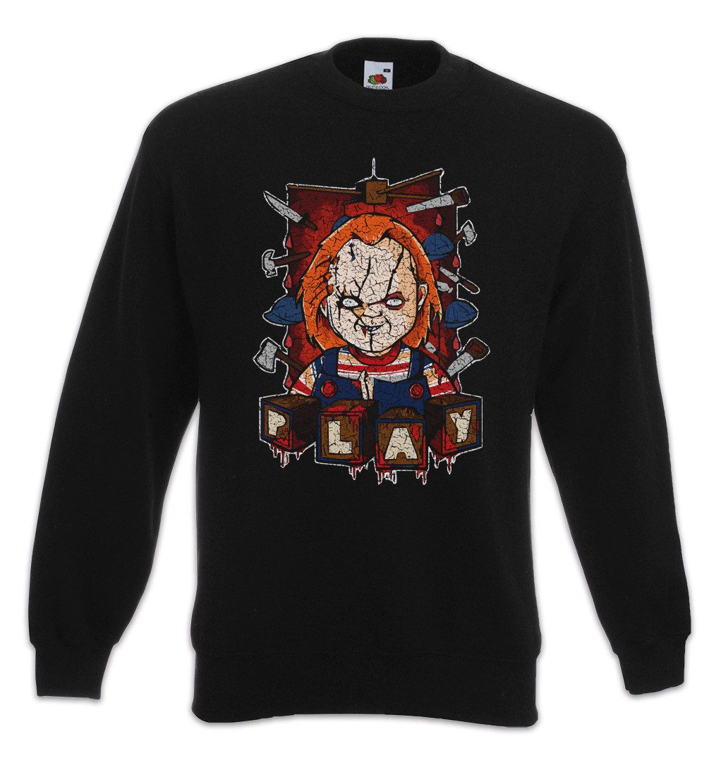 Sweatshirt Play Doll Sweatshirt Halloween Blood Bloody Chucky Child's Blut Horror