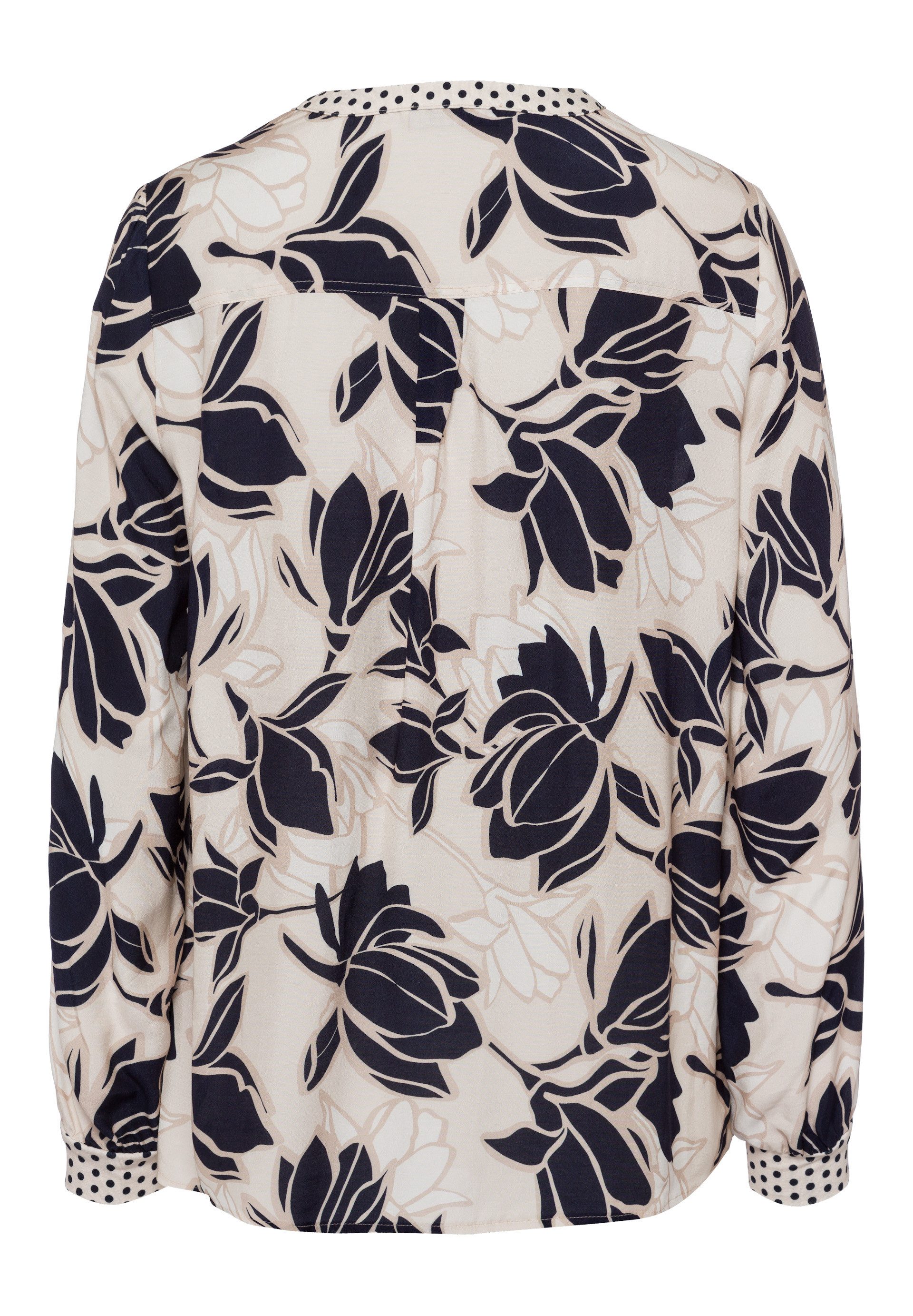 FRANK WALDER Klassische Bluse mit angesagtem Mustermix