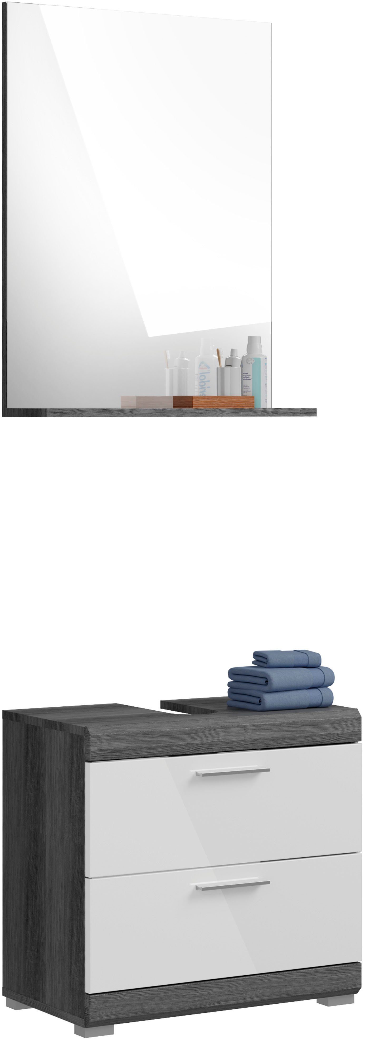 INOSIGN Badmöbel-Set Siena, 2 teilig, bestehend aus: Waschbeckenunterschran günstig online kaufen