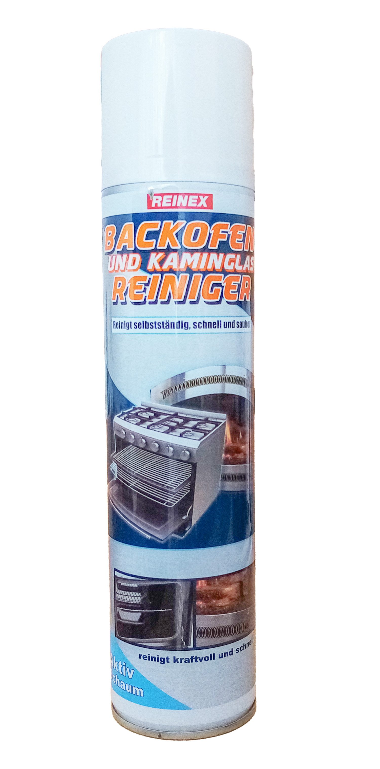 Reinex BACKOFEN & KAMINGLASREINIGER 400ml Backofenreiniger Backofenspray 50 Backofenreiniger (Reinigung Kaminscheibenreiniger Ofenglas Kaminglas Reiniger)
