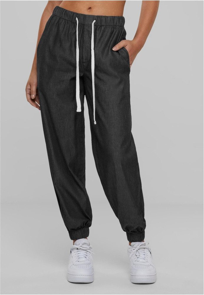 URBAN CLASSICS Trainingshose Ladies Light Denim Jogpants günstig online kaufen