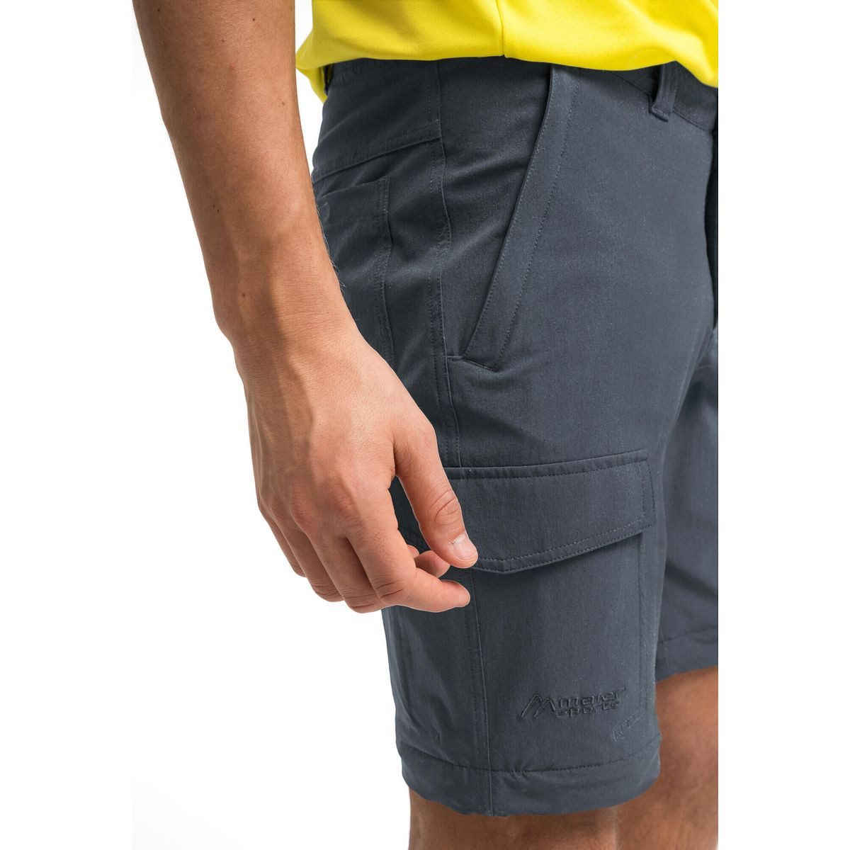 Maier Sports Outdoorhose Torid Slim Zip Wandelbare, wasserabweisende Wanderhose mit Zip-Off-Funktion und
