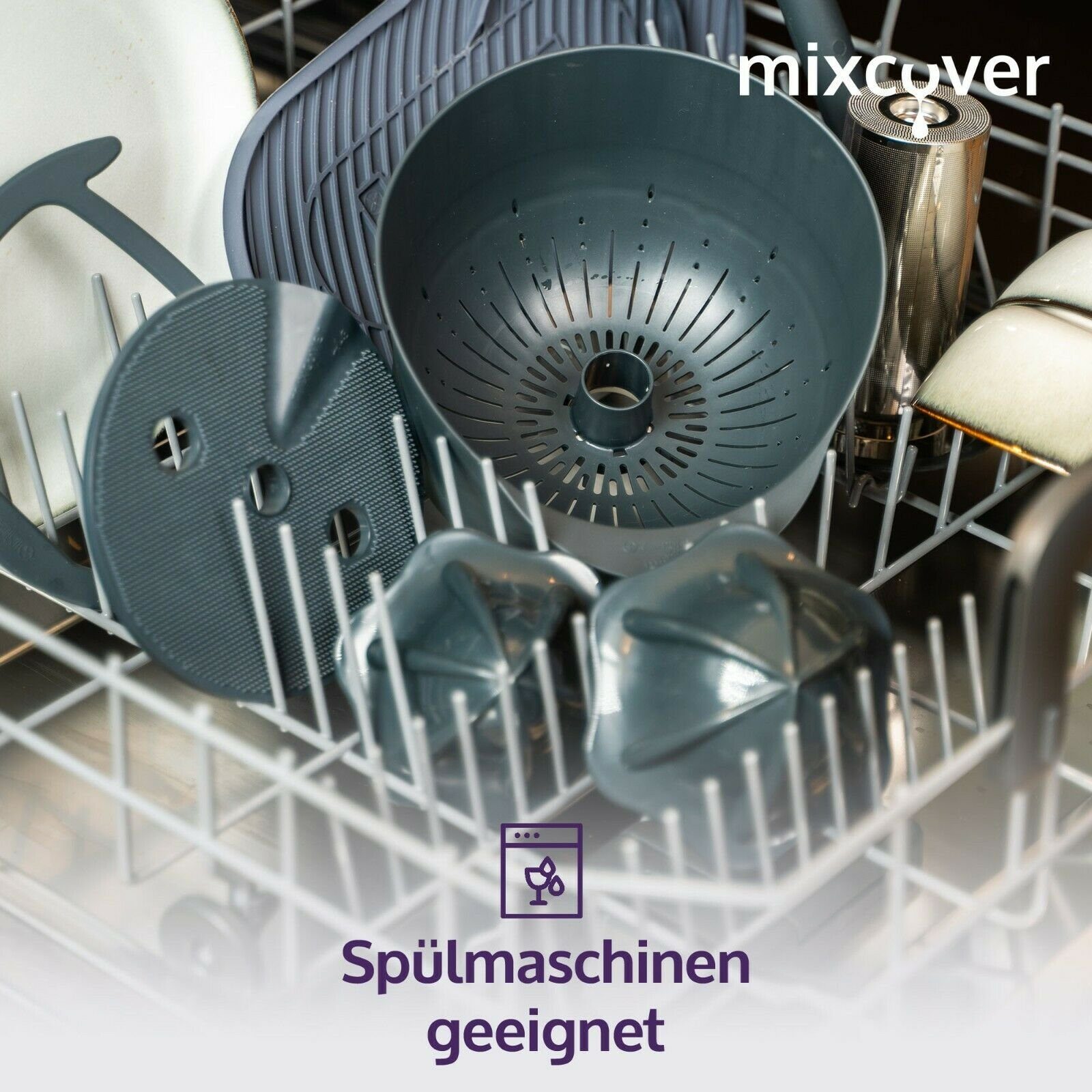 mixcover Entsafter Monsieur Saftpresse/Zitruspresse für Cuisine Mixcover Connect Küchenmaschinen-Adapter