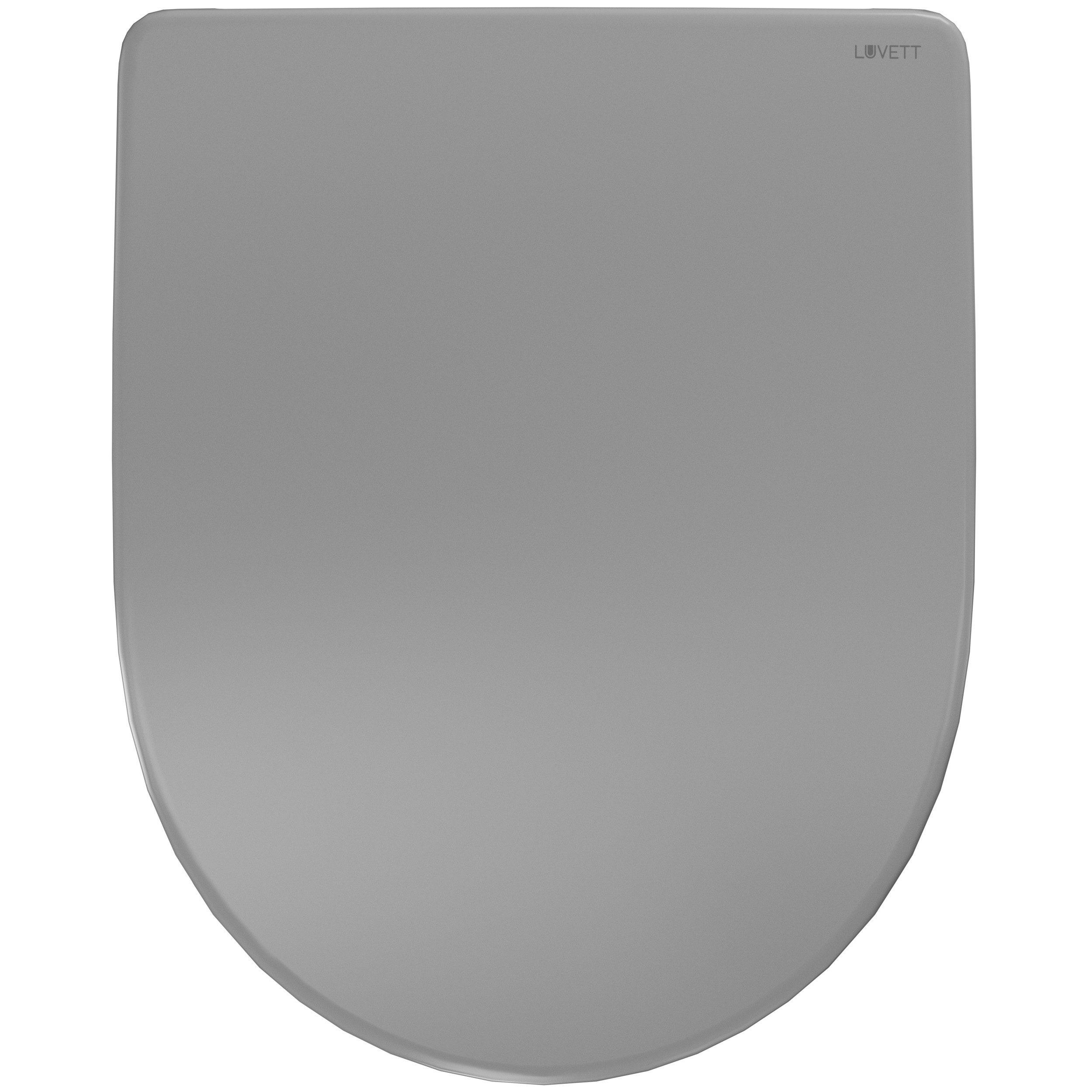 LUVETT WC-Sitz D140 Softclose Absenkautomatik, Duroplast, Geberit Renova Icon, D-Form (2 Montagevarianten von oben), mit Original SoftClose® Absenkautomatik, Du – Bild 4 von 5