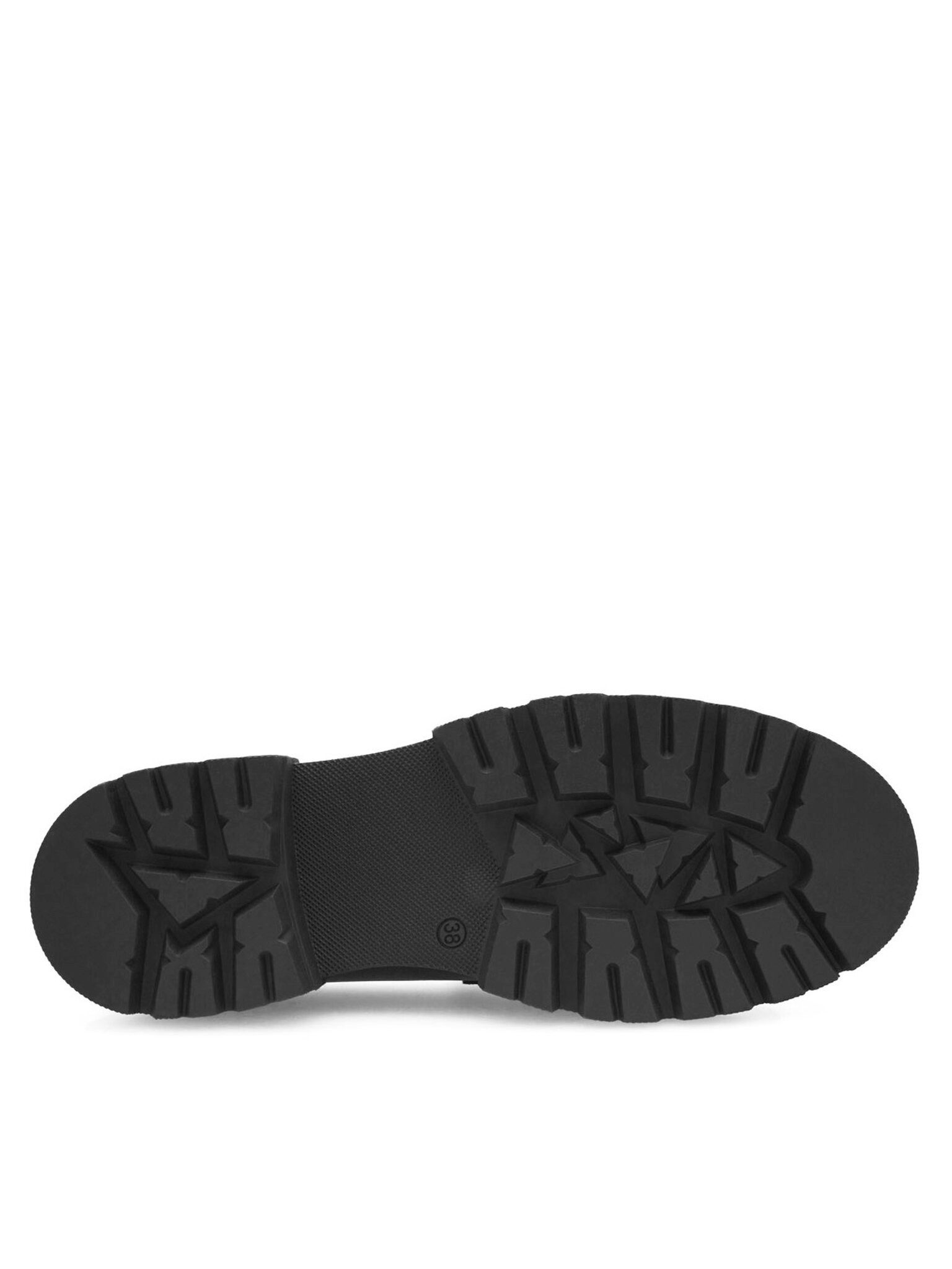 LASOCKI Lasocki Damen Slipper Schwarz Leder Plateau Loafer Komfort Slipper