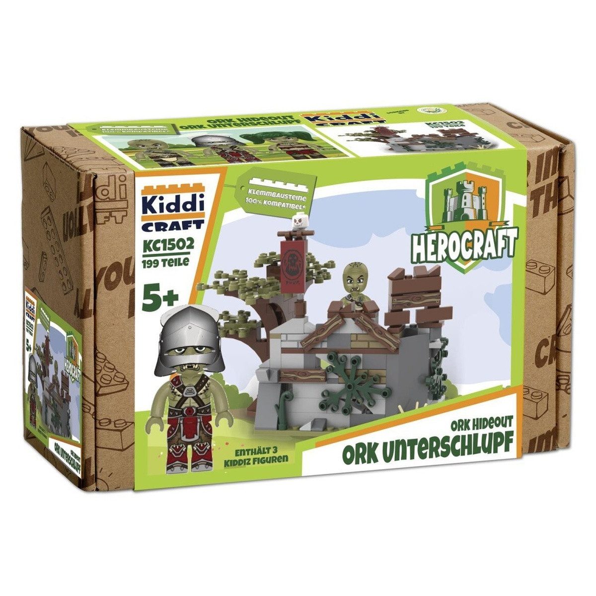 Wisam Kiddicraft KC1502 Ork Unterschlupf Spielbausteine