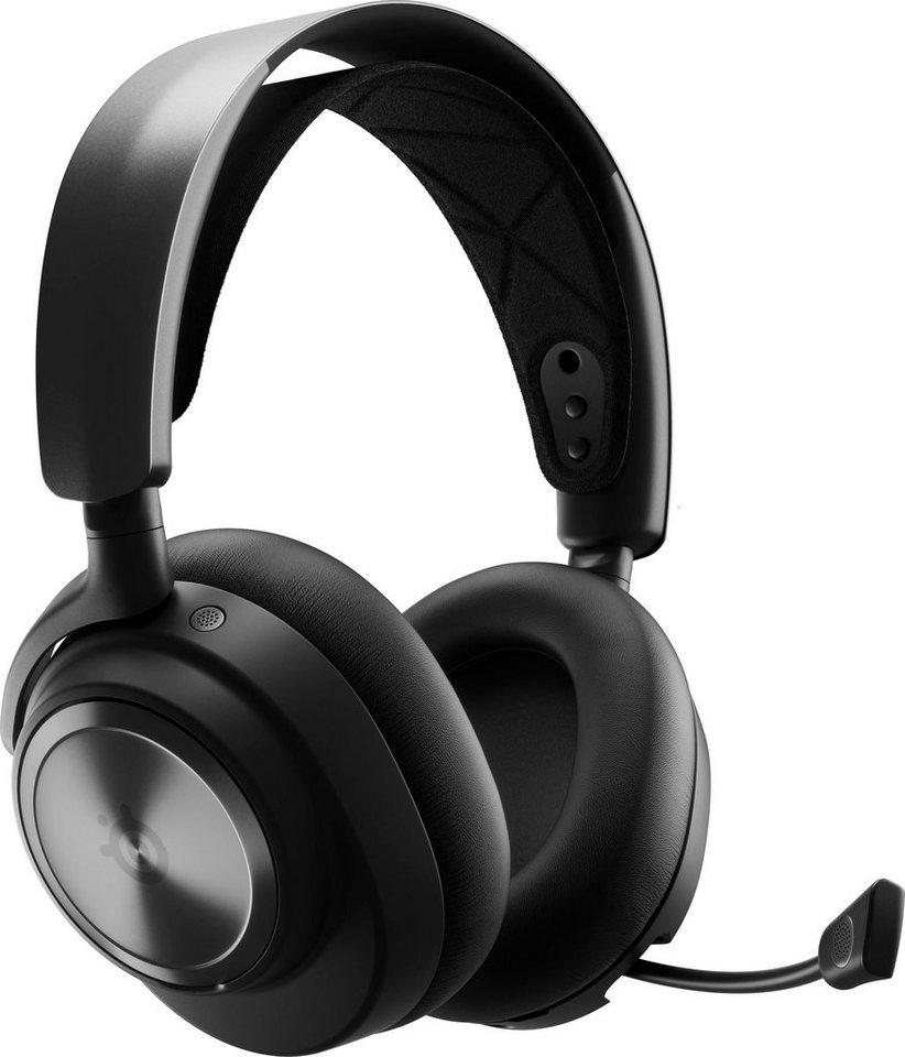 SteelSeries Arctis Nova Pro Wireless Gaming-Headset (Mikrofon abnehmbar,  Noise-Cancelling, Bluetooth, Wireless), Gaming-Headset, Übertragung:  kabellos