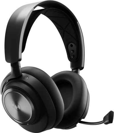 SteelSeries »Arctis Nova Pro Wireless« Gaming-Headset (Mikrofon abnehmbar, Noise-Cancelling, Bluetooth, Wireless)