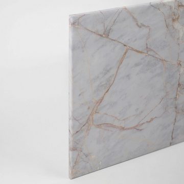 A.S. Création Leinwandbild Grey Light Marble, Marmor (1 St), Marmoroptik Marmor Keilrahmen