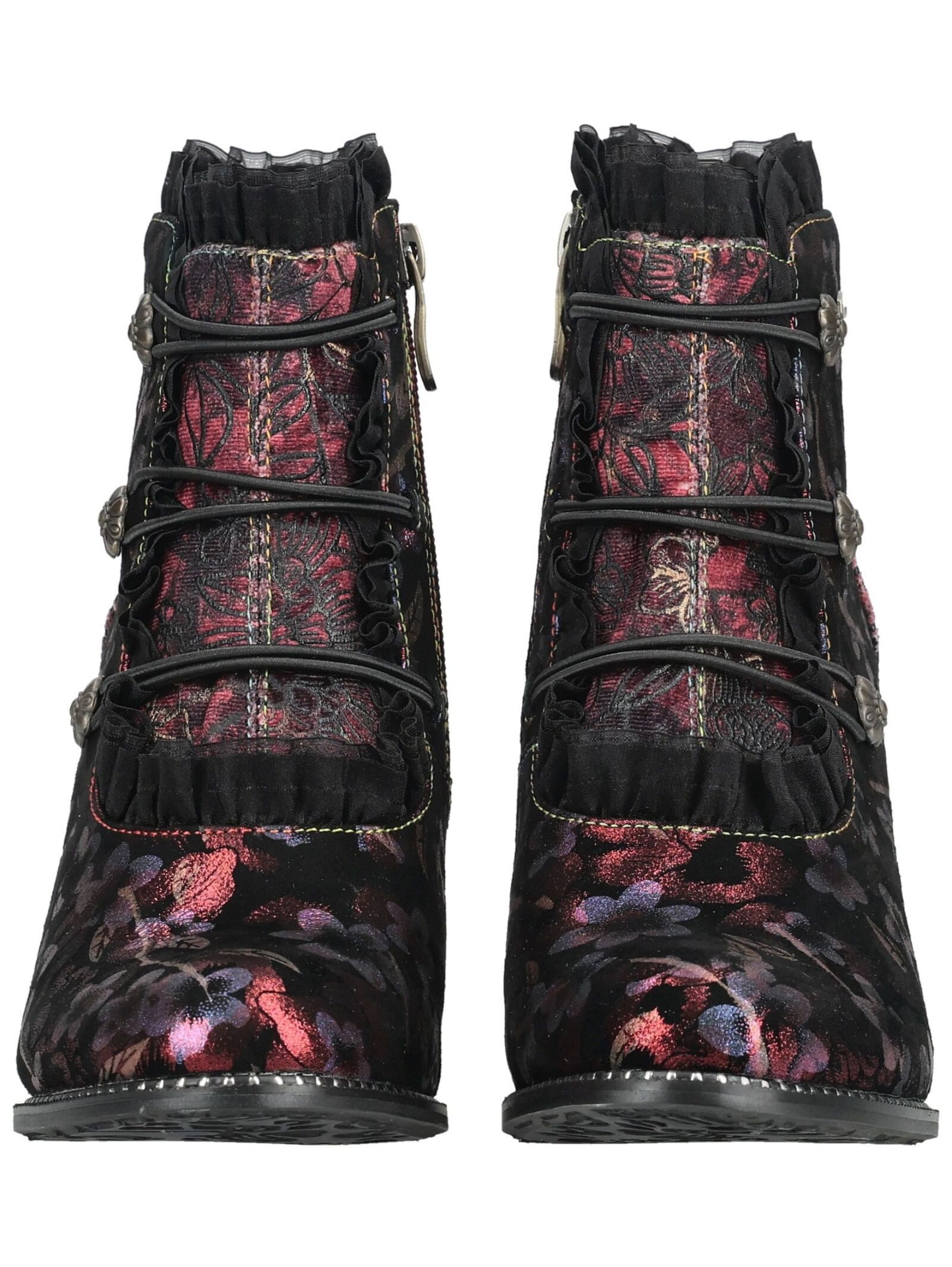 LAURA VITA LAURA VITA Stiefelette Leder/Textil High-Heel-Stiefelette