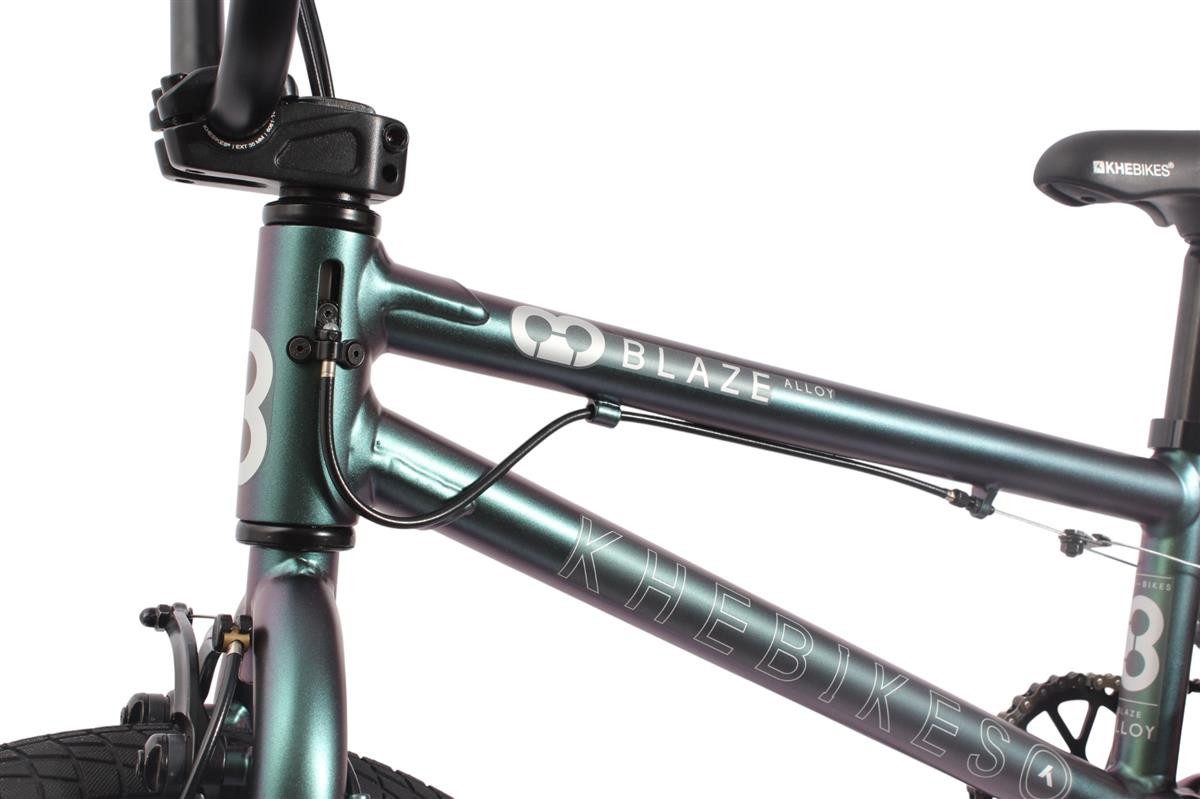 KHEbikes BMX-Rad KHE BLAZE 18 Zoll, 9,3 kg, Aluminiumrahmen, U-Bremsen, 360° Rotor, 1 Gang