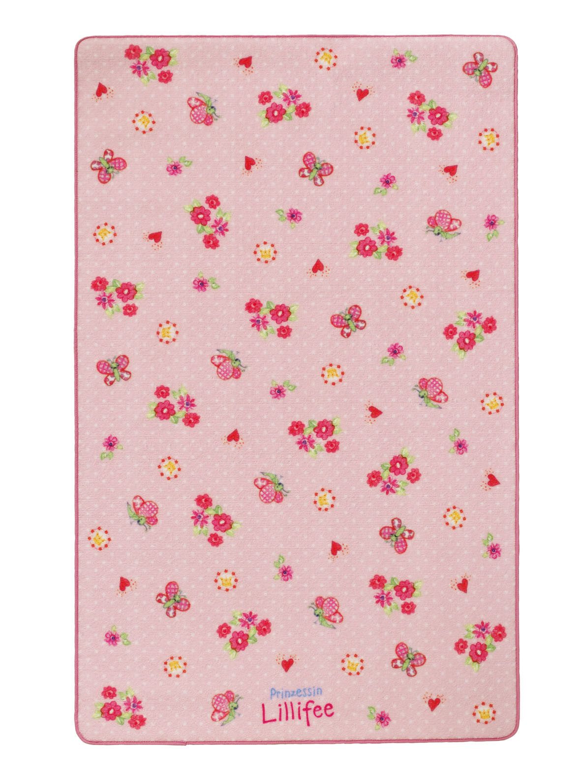 Prinzessin Lillifee Kinderteppich Prinzessin Lillifee Blumen 100x160cm günstig online kaufen
