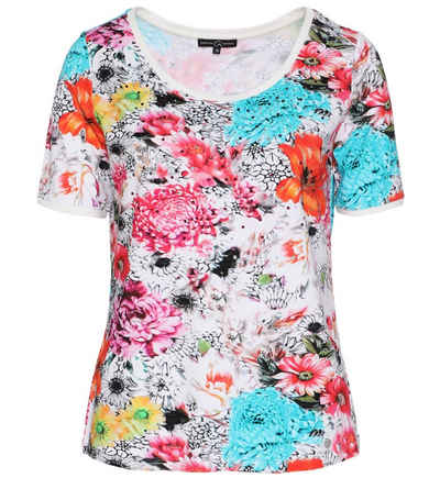 Christian Materne T-Shirt Druckbluse koerpernah im Multicolor Print