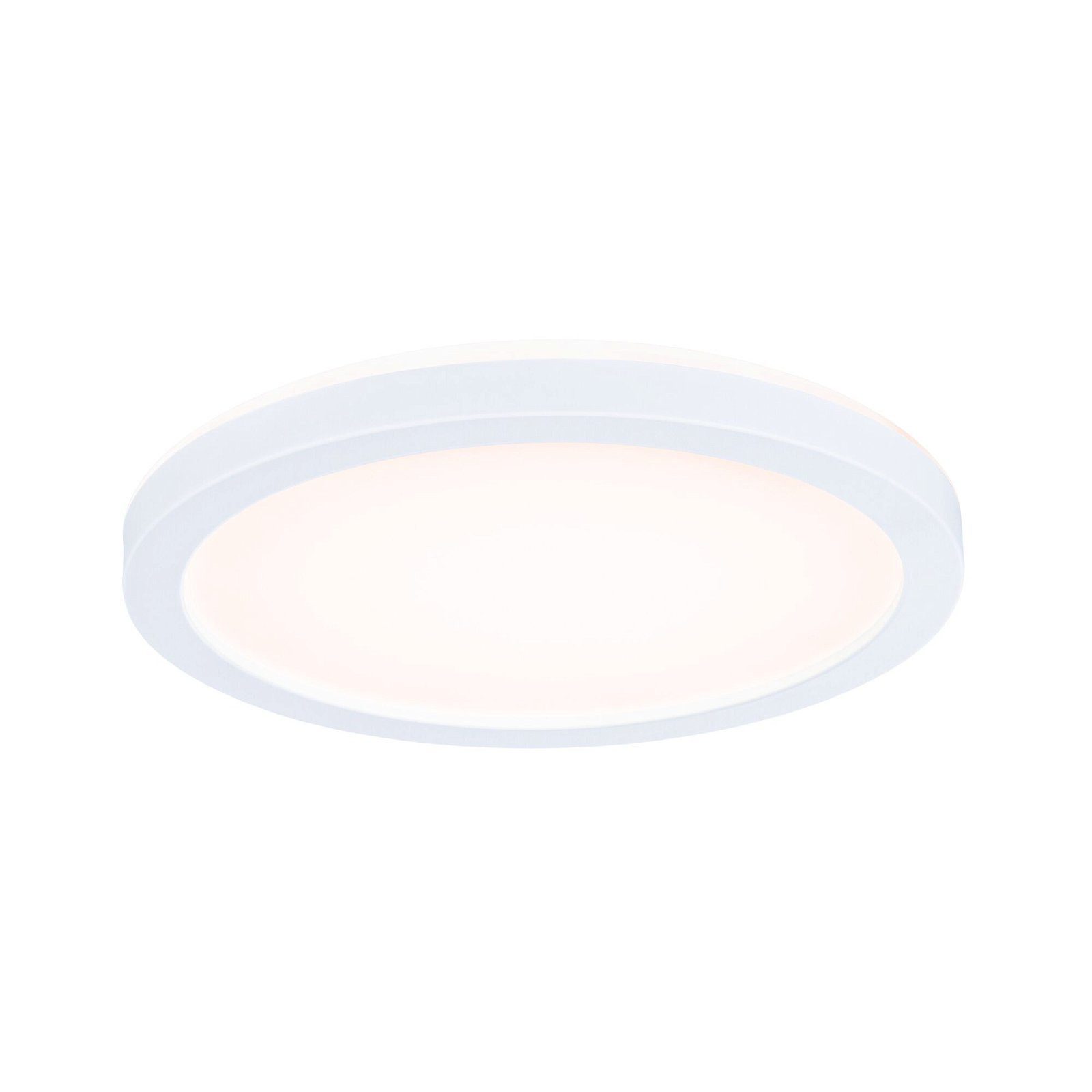 Paulmann LED Panel Atria Shine IP44 rund 190mm 11,2W 850lm 3000K, LED fest integriert, Warmweiß, Backlight