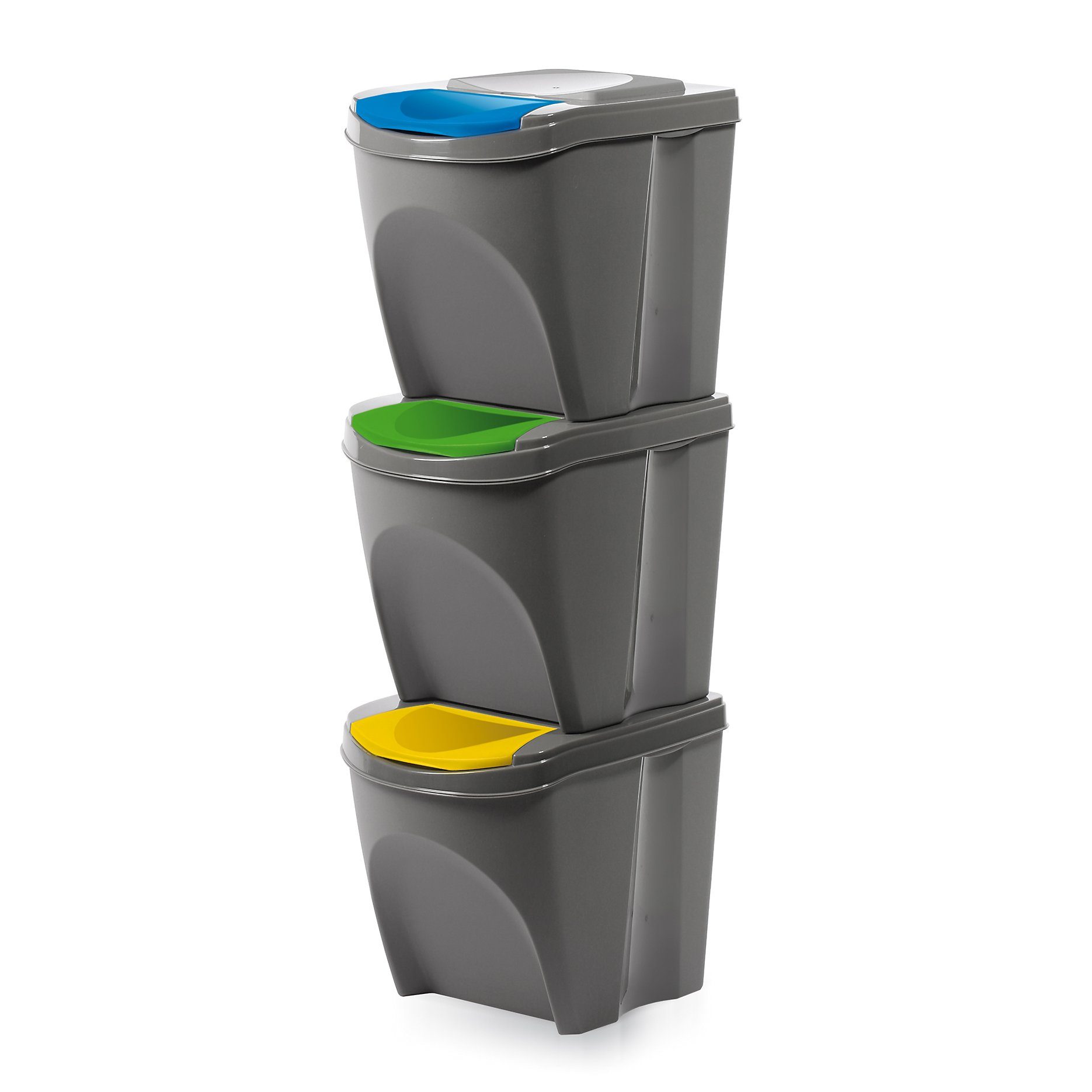 BigDean Mülltrennsystem »3 teilig Modulares System Biomülleimer Abfalleimer  Mülleimer Mülltonnenbox Mülltrennung« online kaufen | OTTO