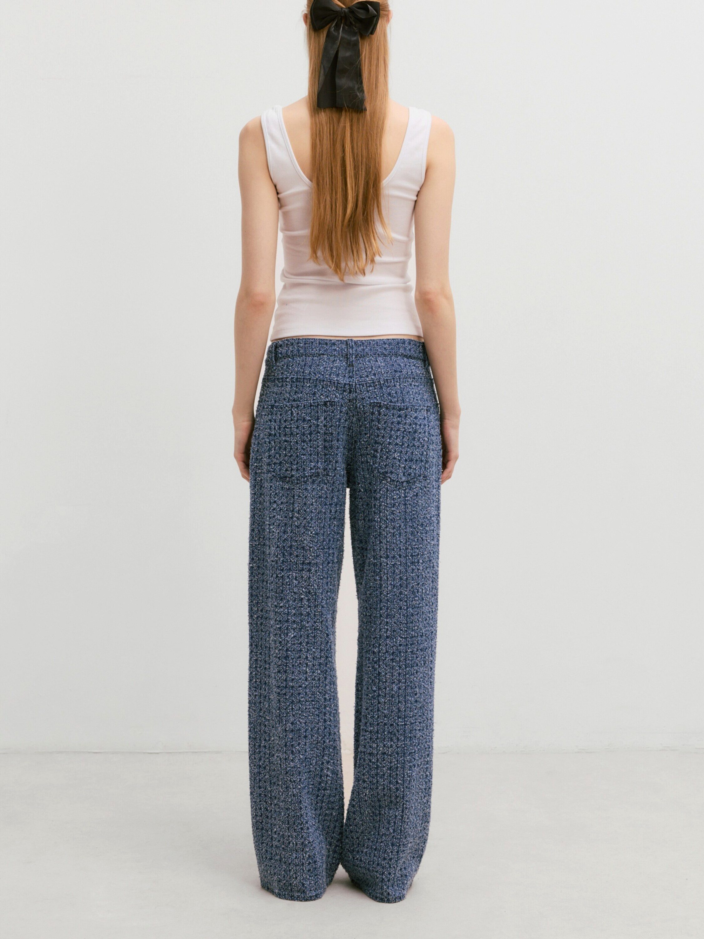 EDITED Weite Jeans Liv (1-tlg) Plain/ohne Details
