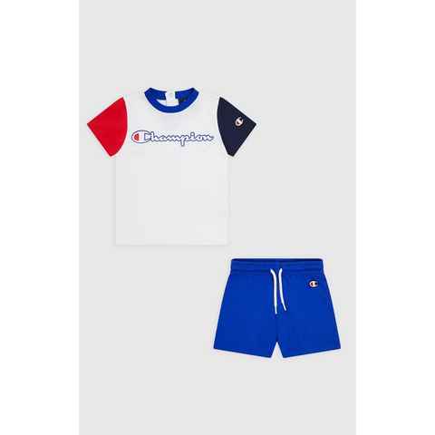 Champion T-Shirt & Shorts Retro Sport Short Sleeve Set