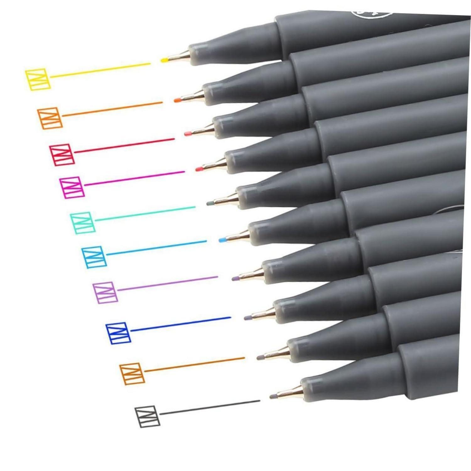 LuxusKollektion Fineliner Feinspitzenstifte 0,38mm 10 Farben