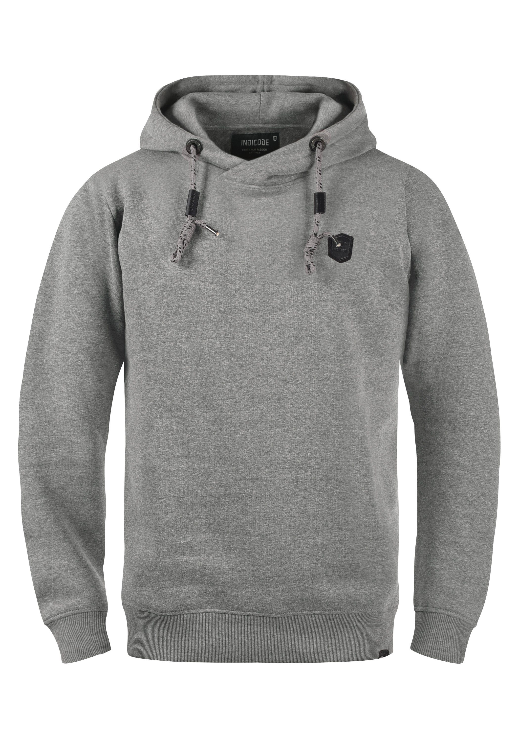 Hoodie IDBarneys Kapuzensweatshirt Grey (914) Indicode Mix