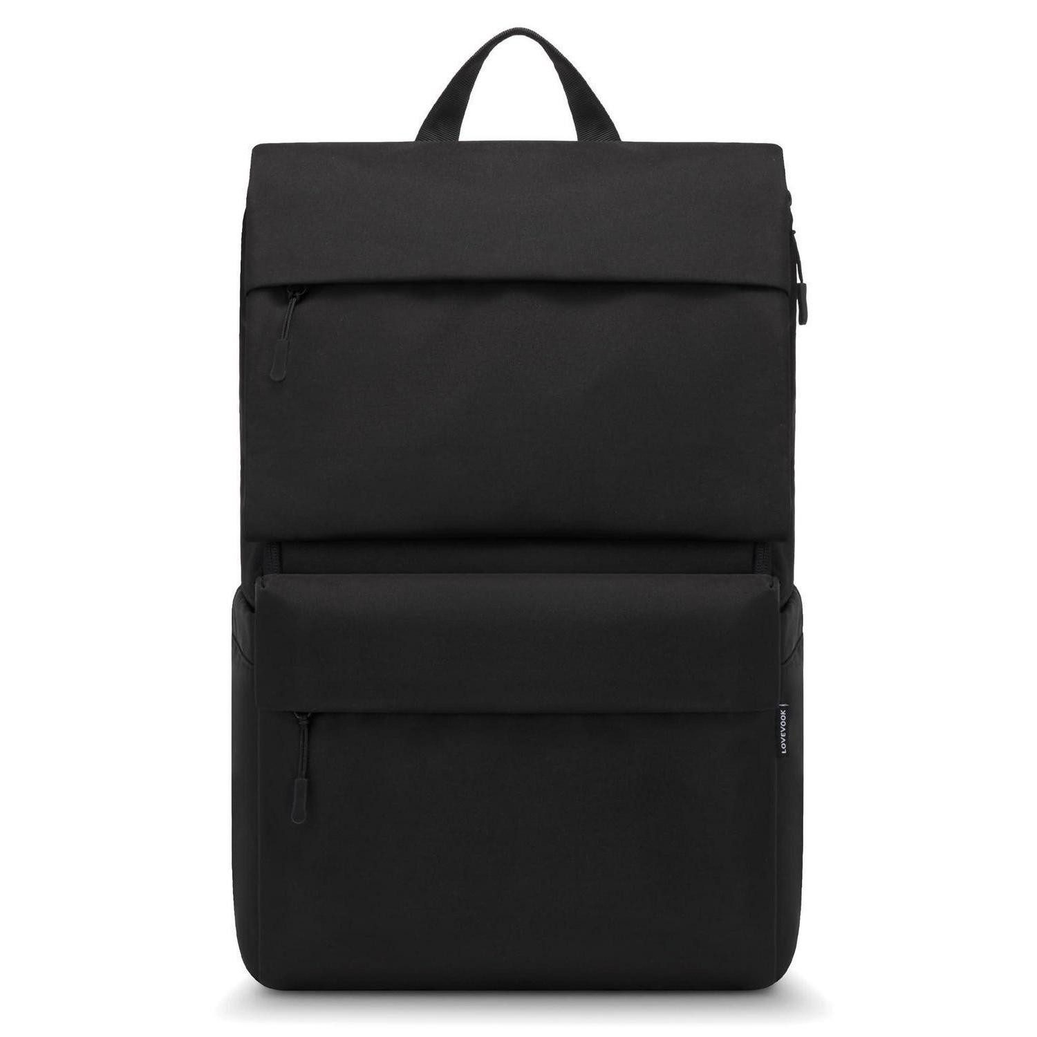LuxusKollektion Laptoprucksack Rucksack Laptop 17,3 Zoll Schwarz