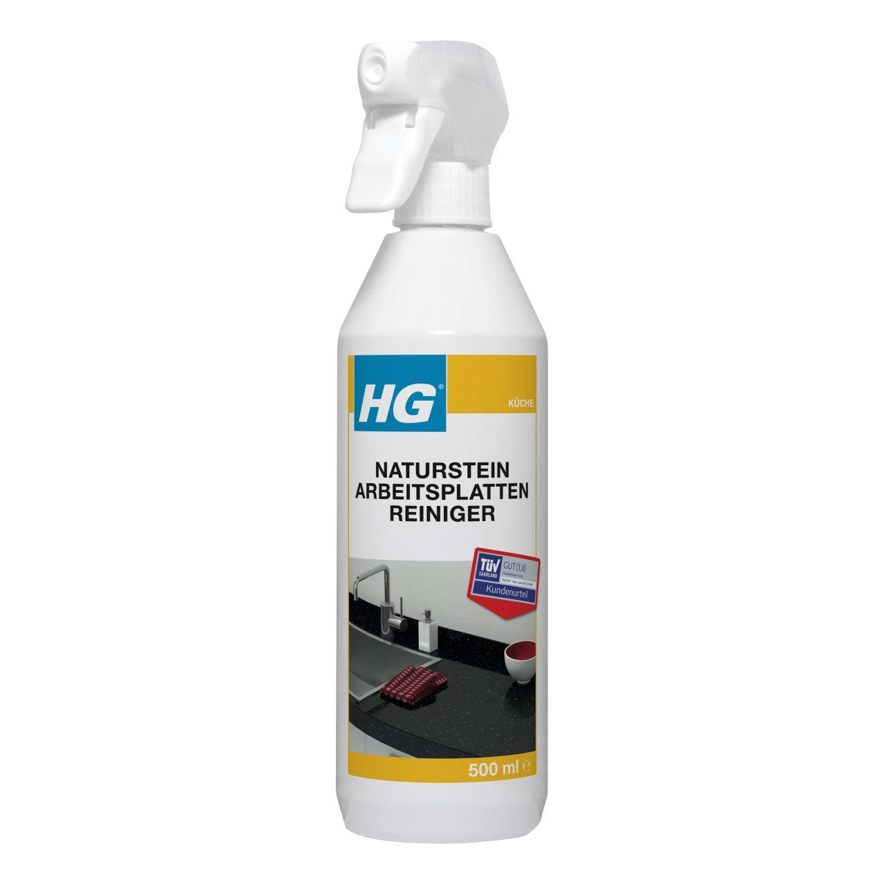 HG International B.V. HG Arbeitsplattenreiniger Naturstein 500 ml Naturstein-Reiniger