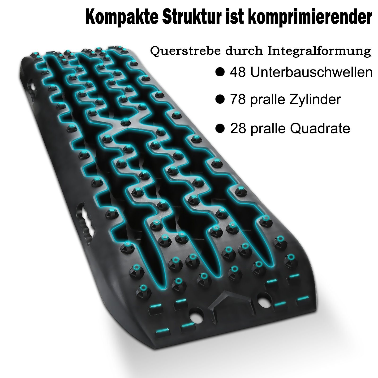 Sand Nylon 2x Auto Traction Starkes TolleTour Anfahrhilfe Boards Werkzeugset Schwerlast