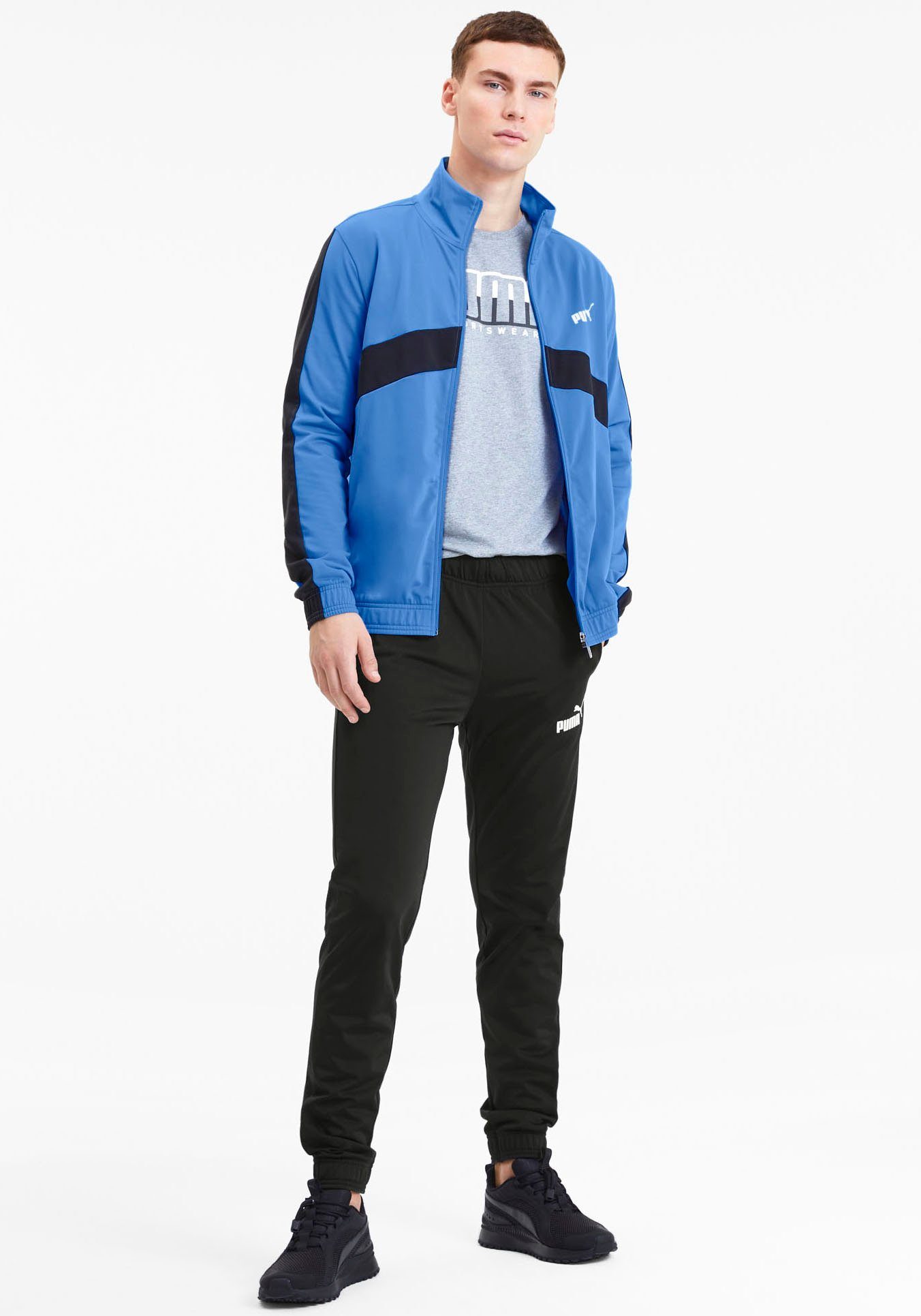 puma trainingsanzug blau