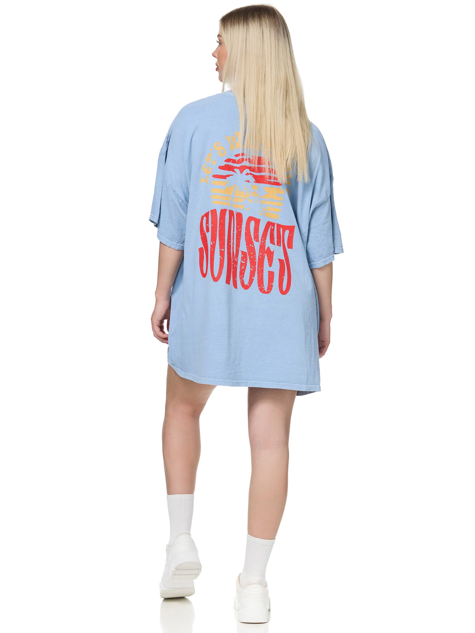 Worldclassca T-Shirt Worldclassca Oversized Print SUNSET günstig online kaufen