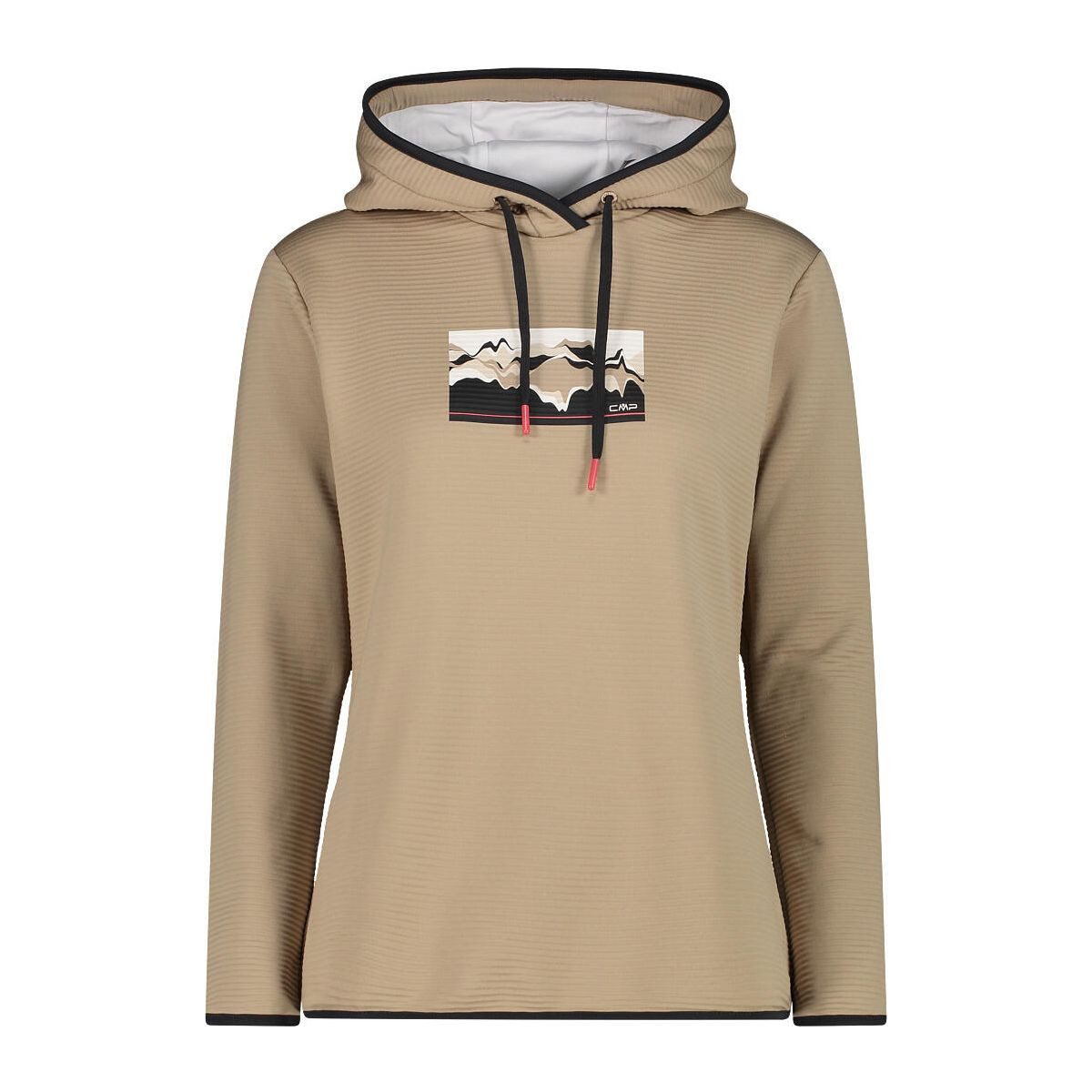 CMP Sweatshirt Woman Sweat FIX Hood Atmungsaktives und leichtes Sweatshirt mit verstellbarer Kapuze