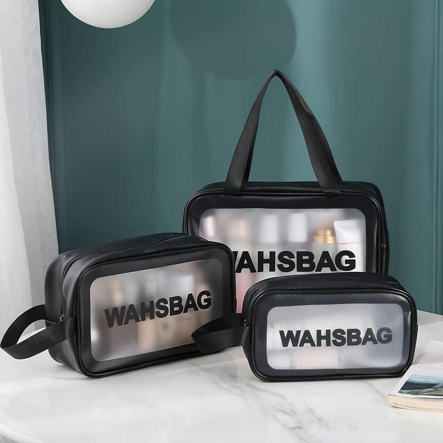 LuxusKollektion Kulturbeutel Transparente Kulturtasche Organizer, Wasserdic günstig online kaufen