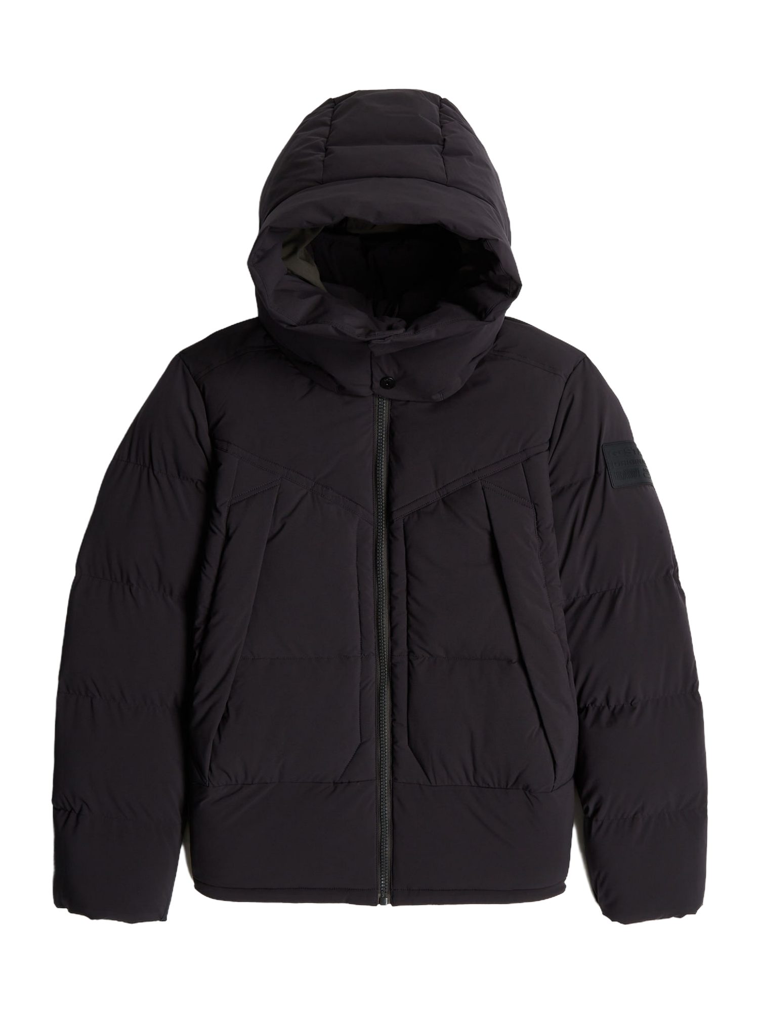 G-STAR Outdoorjacke schwarz,Outdoor,Polyester,Unifarben,Stehkragen,Lang,Regular Fit