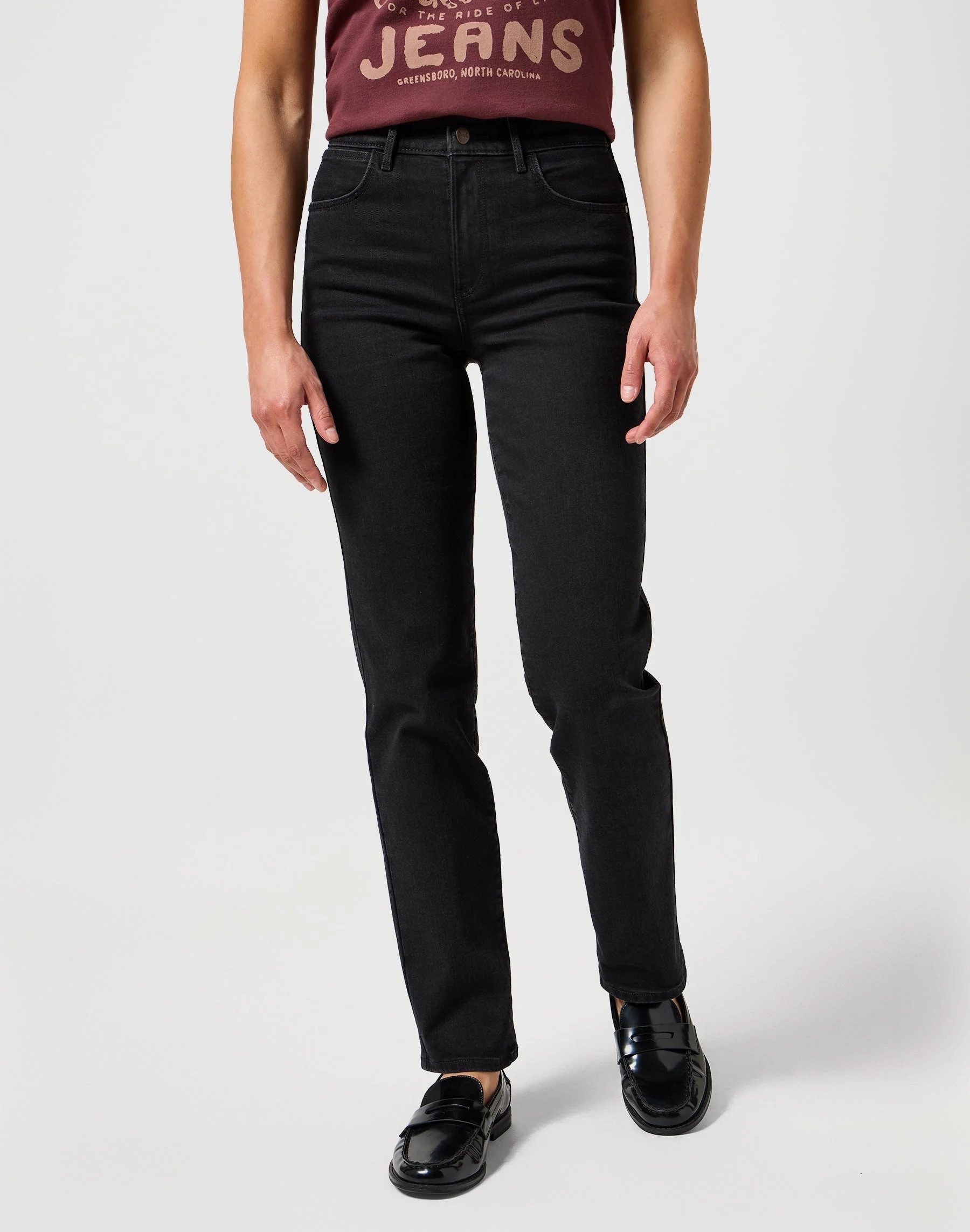 Wrangler Straight-Jeans schmale, gerade Beinform - STRAIGHT DRAINPIPE