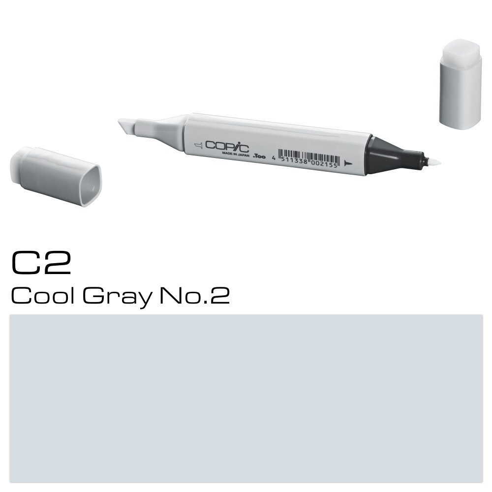 Thumbnail - COPIC Marker Typ C-2, Cool Gray - Layoutmarker für Grafiker und Designer, (1-tlg)